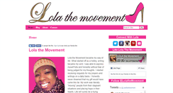 Desktop Screenshot of lolathemovement.com